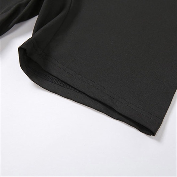 Asymmetrical Bodycon Romper - Picture 6 of 7